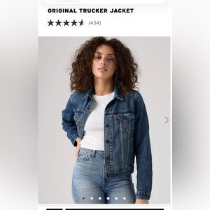 BNWT Levi's Original Women’s Denim Trucker Jacket